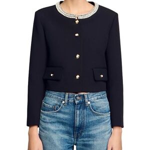 Domitille Beaded Collar Jacket